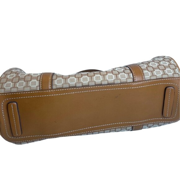 Nine West Geometric Barrel Bag Purse Cosmetic Accessory Bags Mirror 3 pc Set - Picture 14 of 16